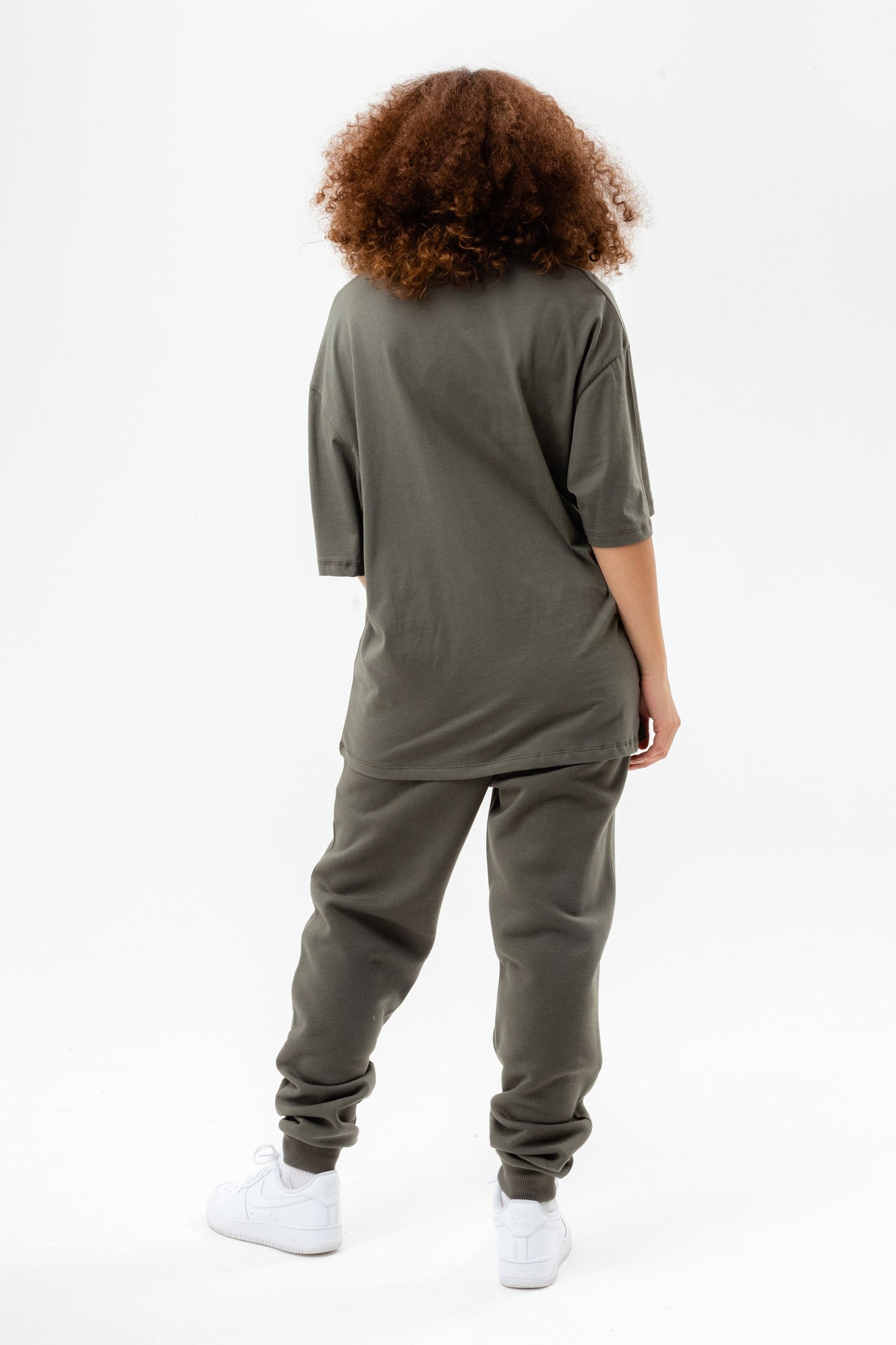 CONTINU8 KHAKI OVERSIZED T-SHIRT