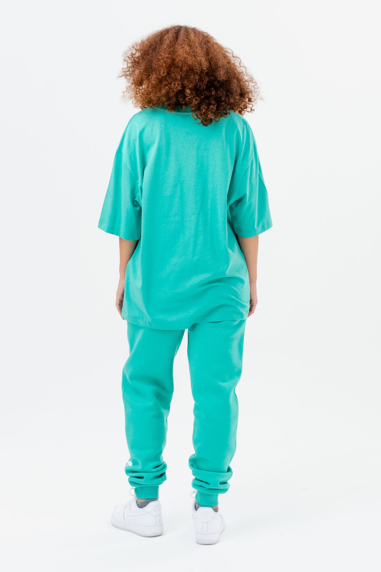 CONTINU8 TURQUOISE OVERSIZED T-SHIRT