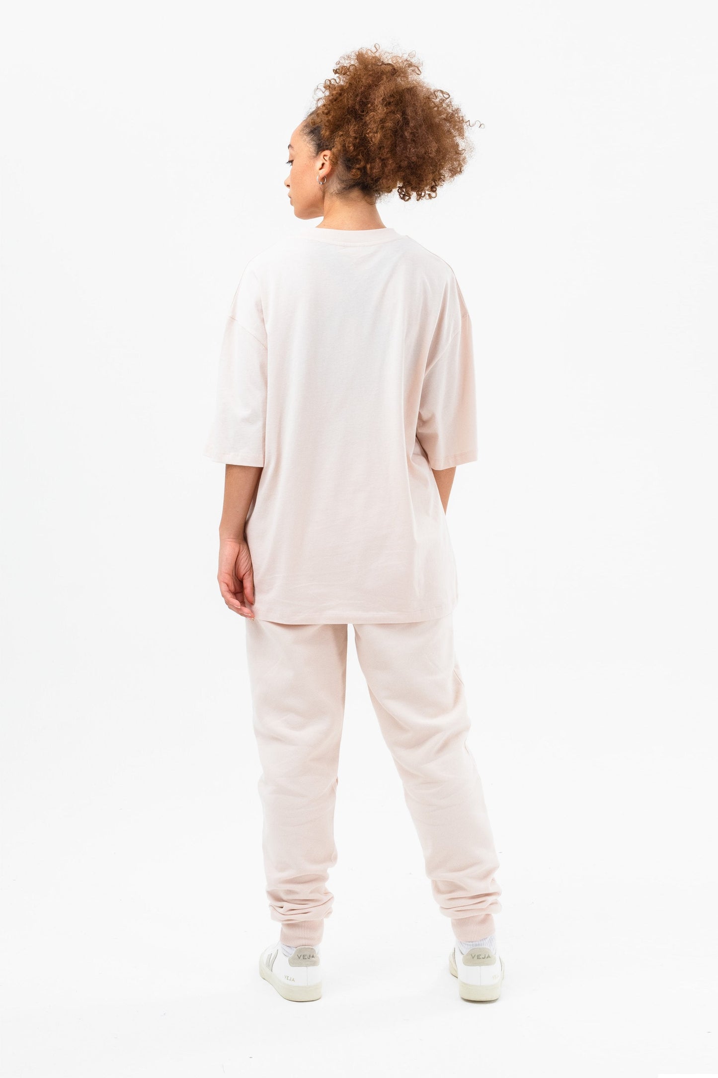 CONTINU8 BLUSH PINK OVERSIZED T-SHIRT