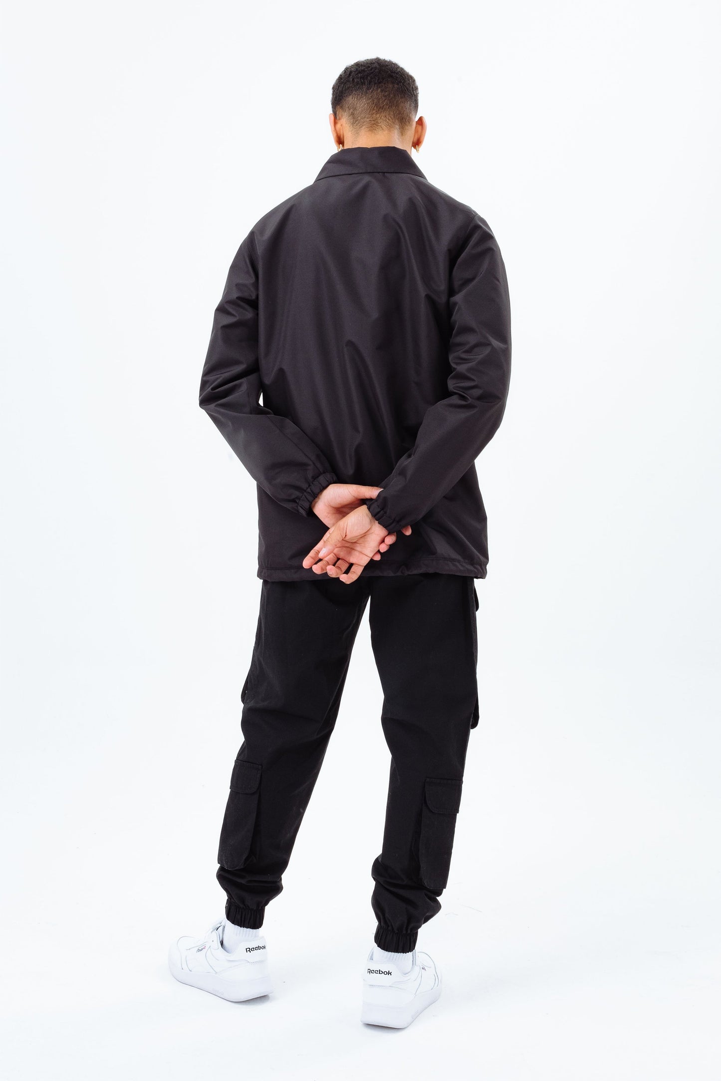 CONTINU8 BLACK BOMBER JACKET