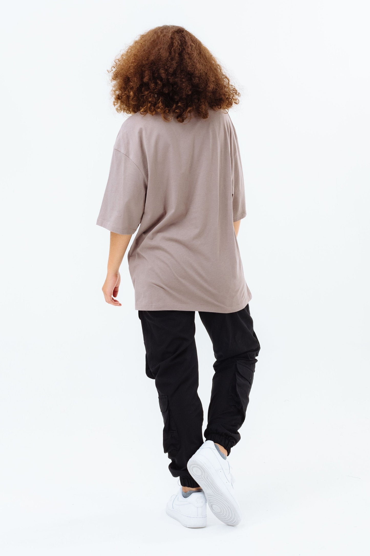 CONTINU8 TAUPE OVERSIZED T-SHIRT