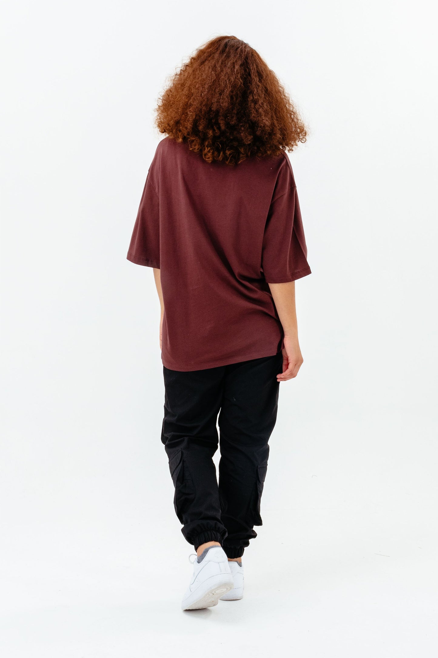 CONTINU8 RED OVERSIZED T-SHIRT