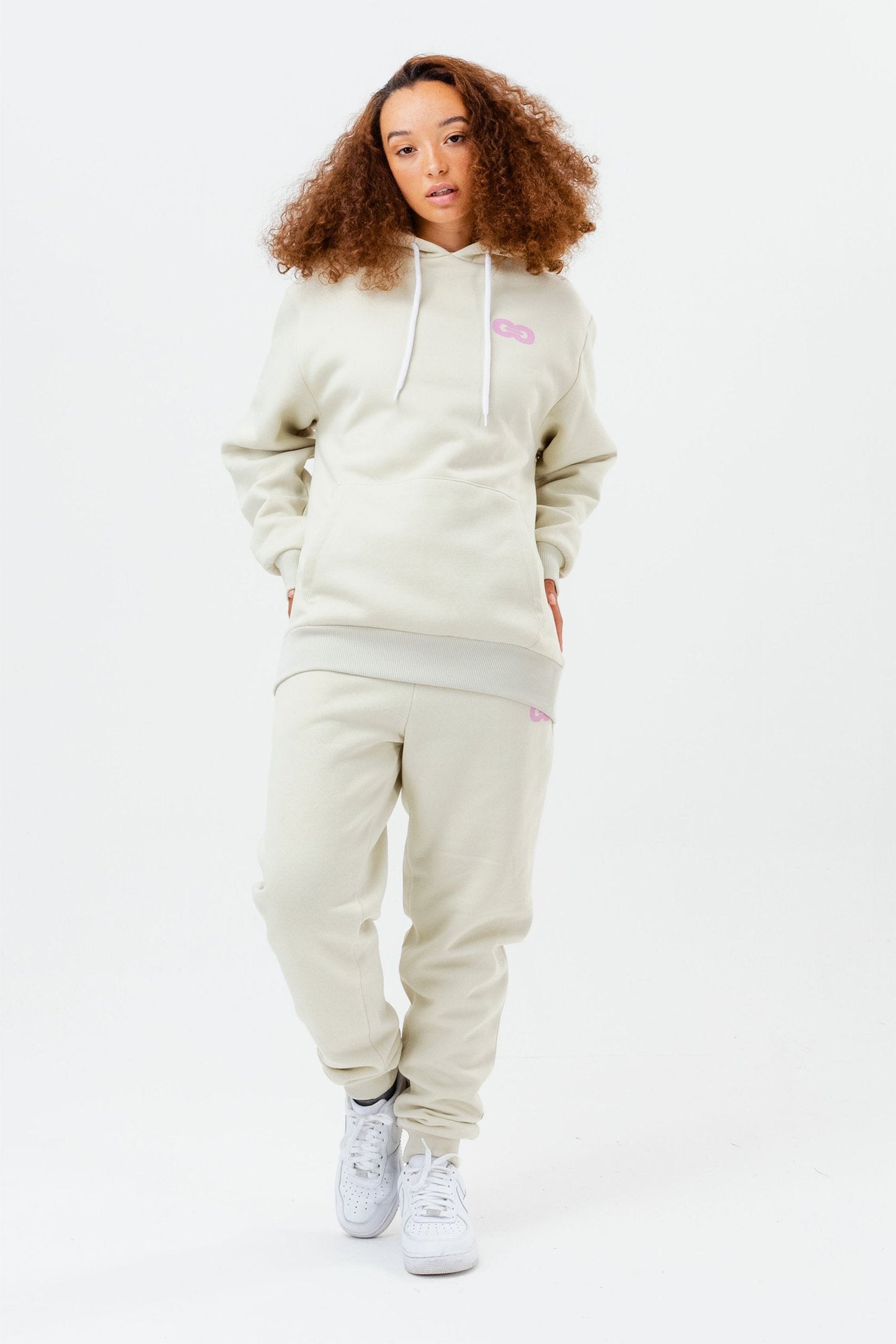 CONTINU8 IVORY OVERSIZED HOODIE