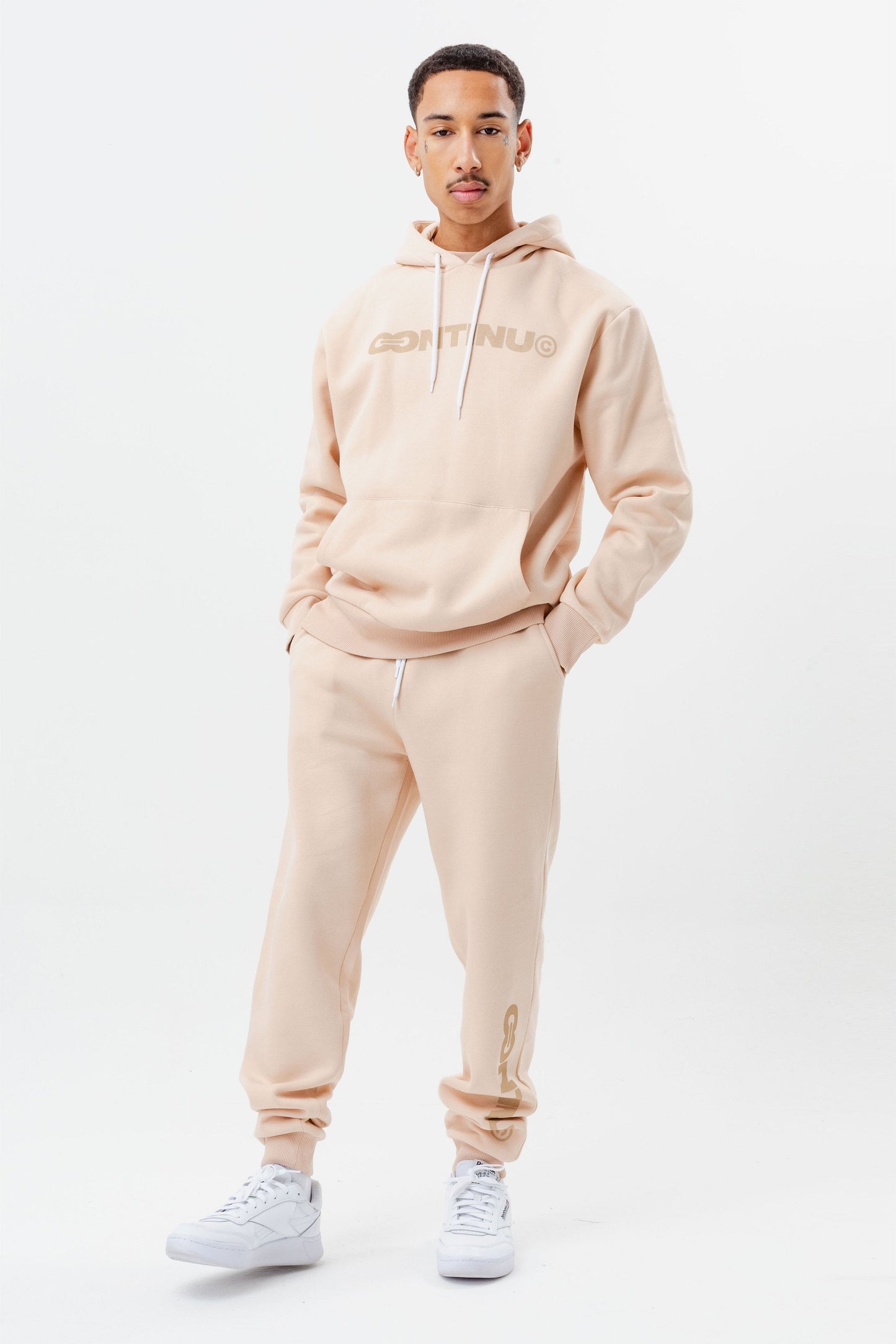 CONTINU8 NUDE OVERSIZED HOODIE