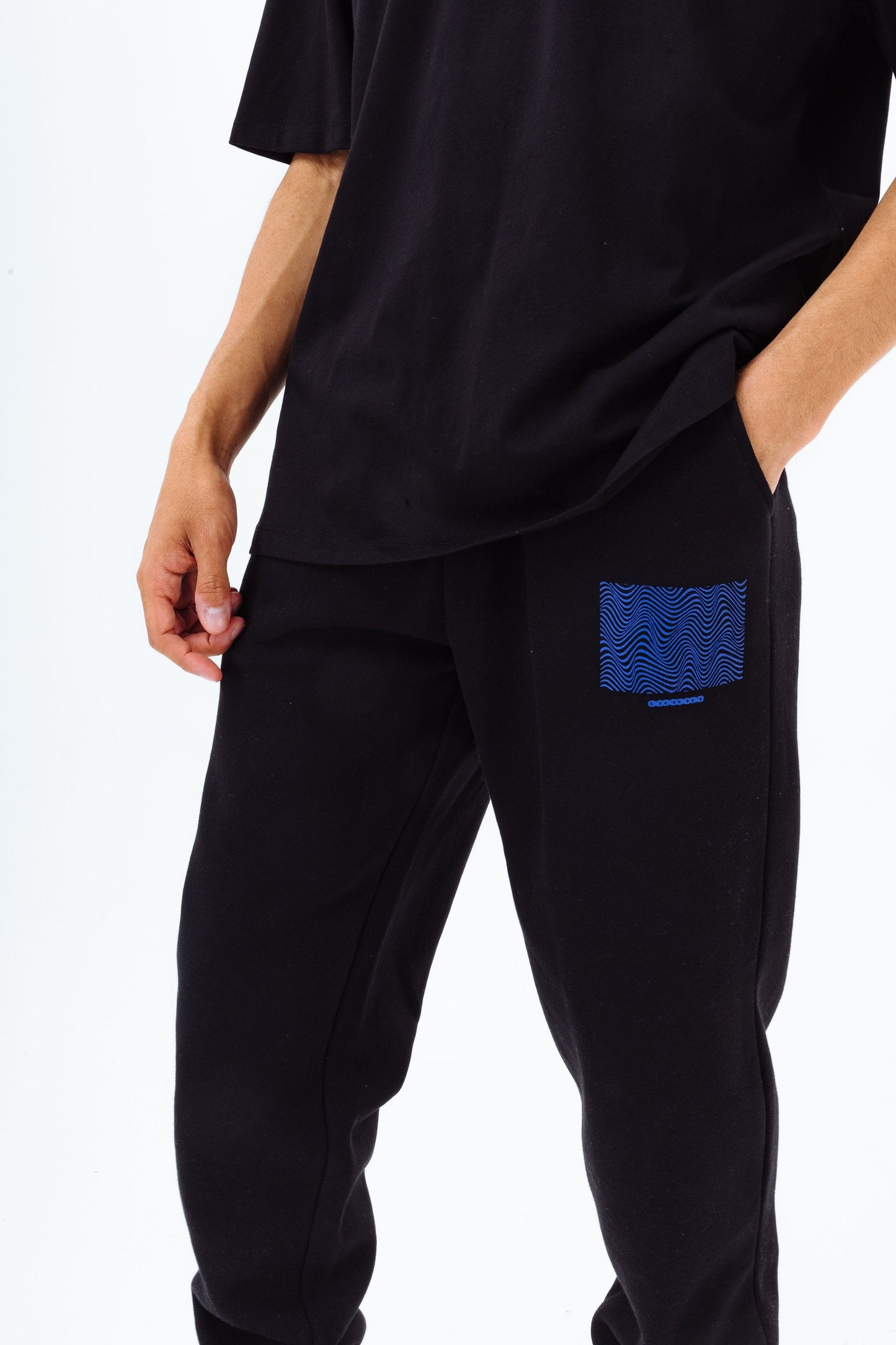 CONTINU8 SOLID BLACK JOGGERS