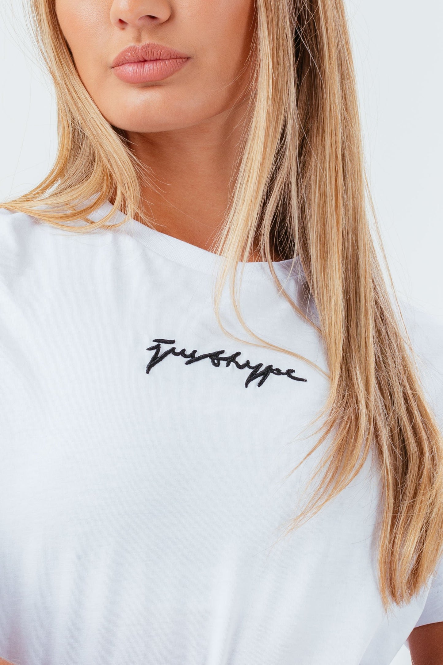 HYPE WHITE SCRIBBLE WOMEN'S T-SHIRT