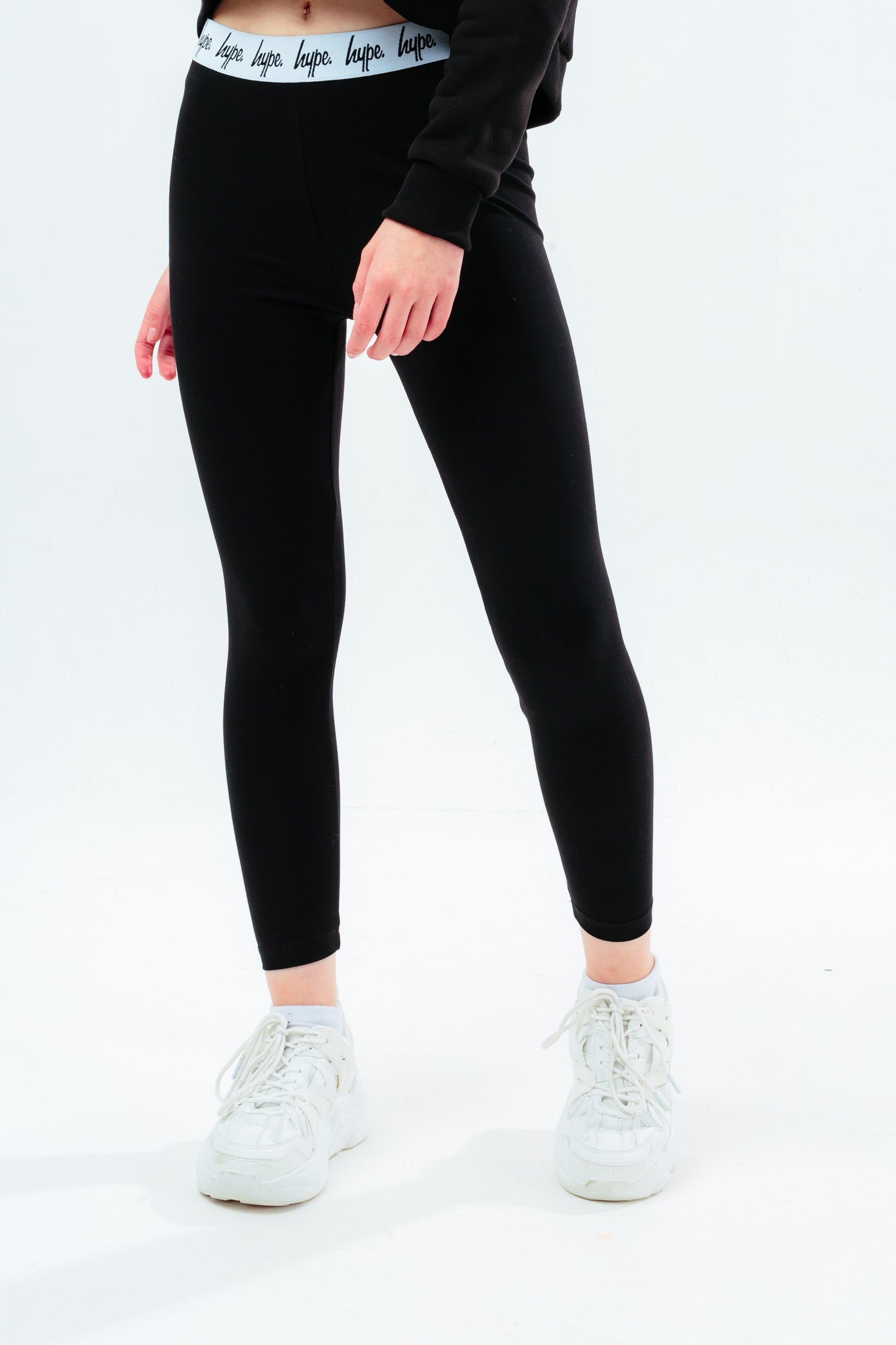 HYPE GIRLS BLACK 2 PACK LEGGINGS SET