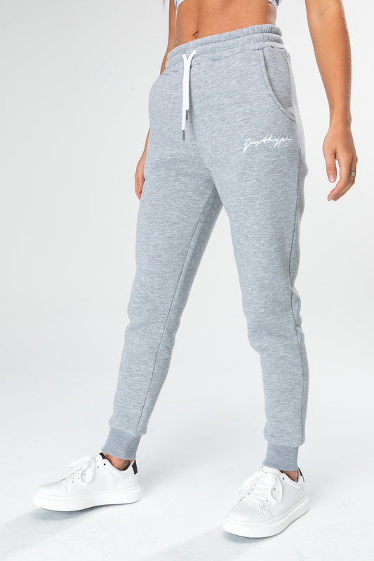 HYPE GREY SCRIBBLE WOMEN'S JOGGERS