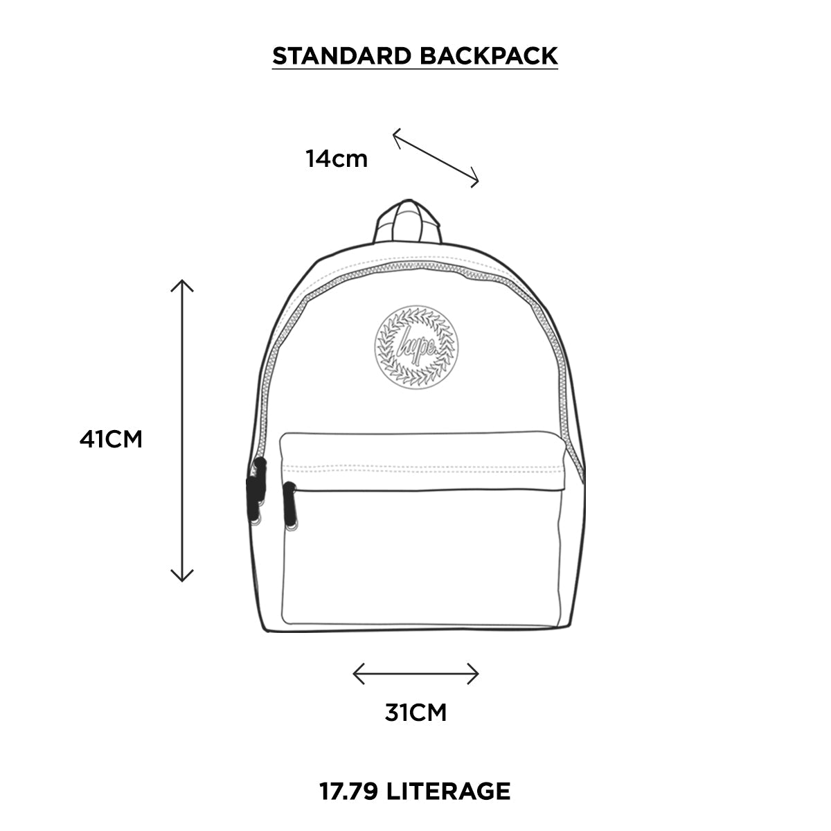 HYPE LIQUID GOLD BACKPACK