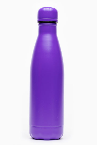 Hype Purple Top Metal Reusable Bottle