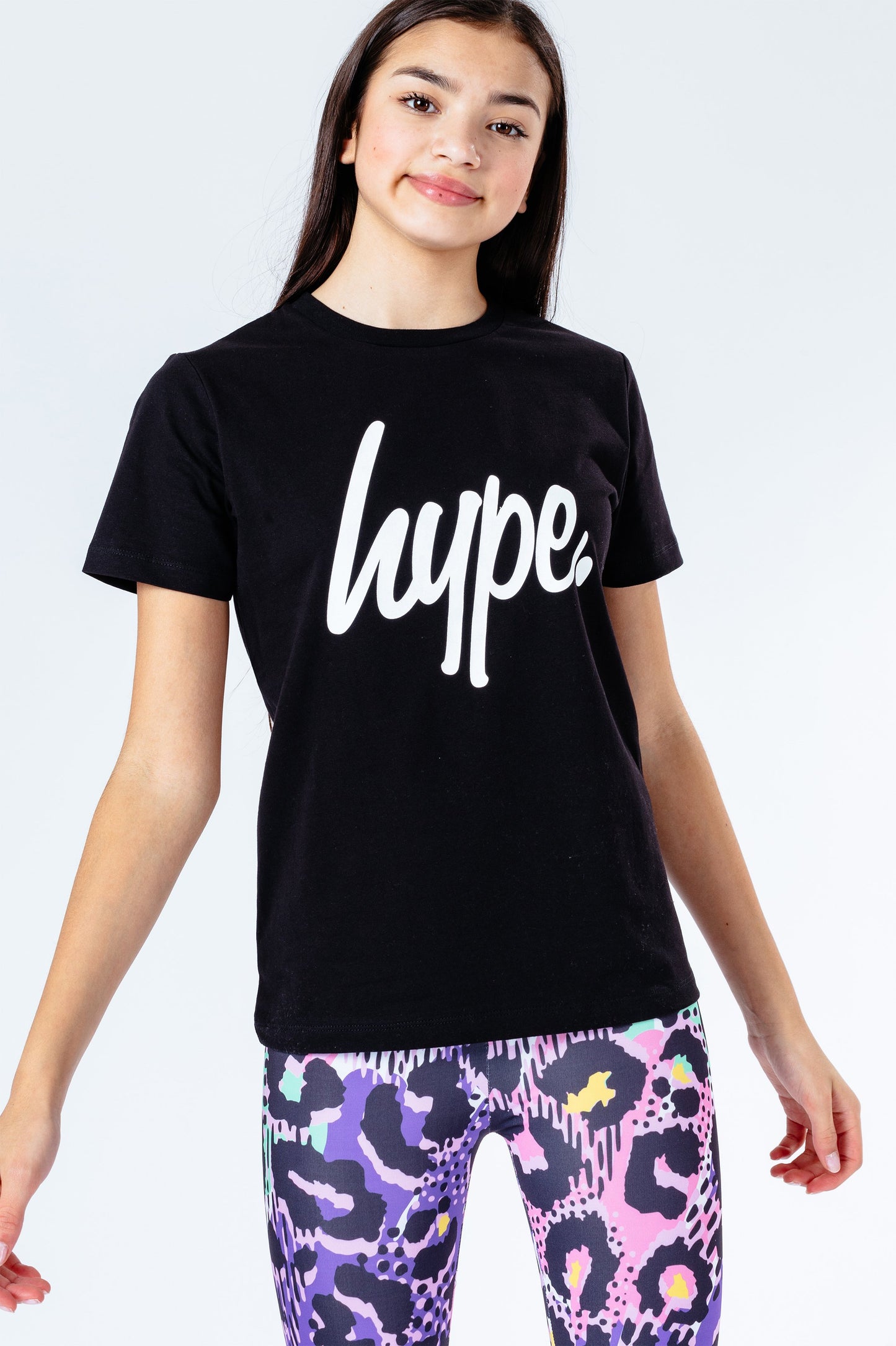 Hype Chic Animal Kids T-Shirt & Leggings Set