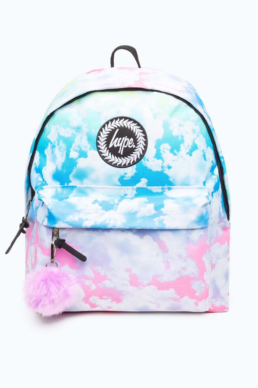 Hype Pastel Gradient Clouds Pom Backpack