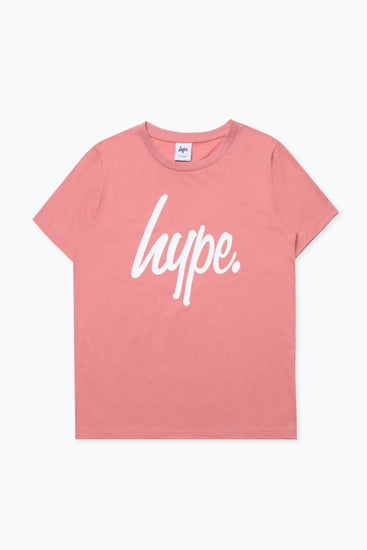 Hype Pink Kids T-Shirt & Cycle Shorts Set