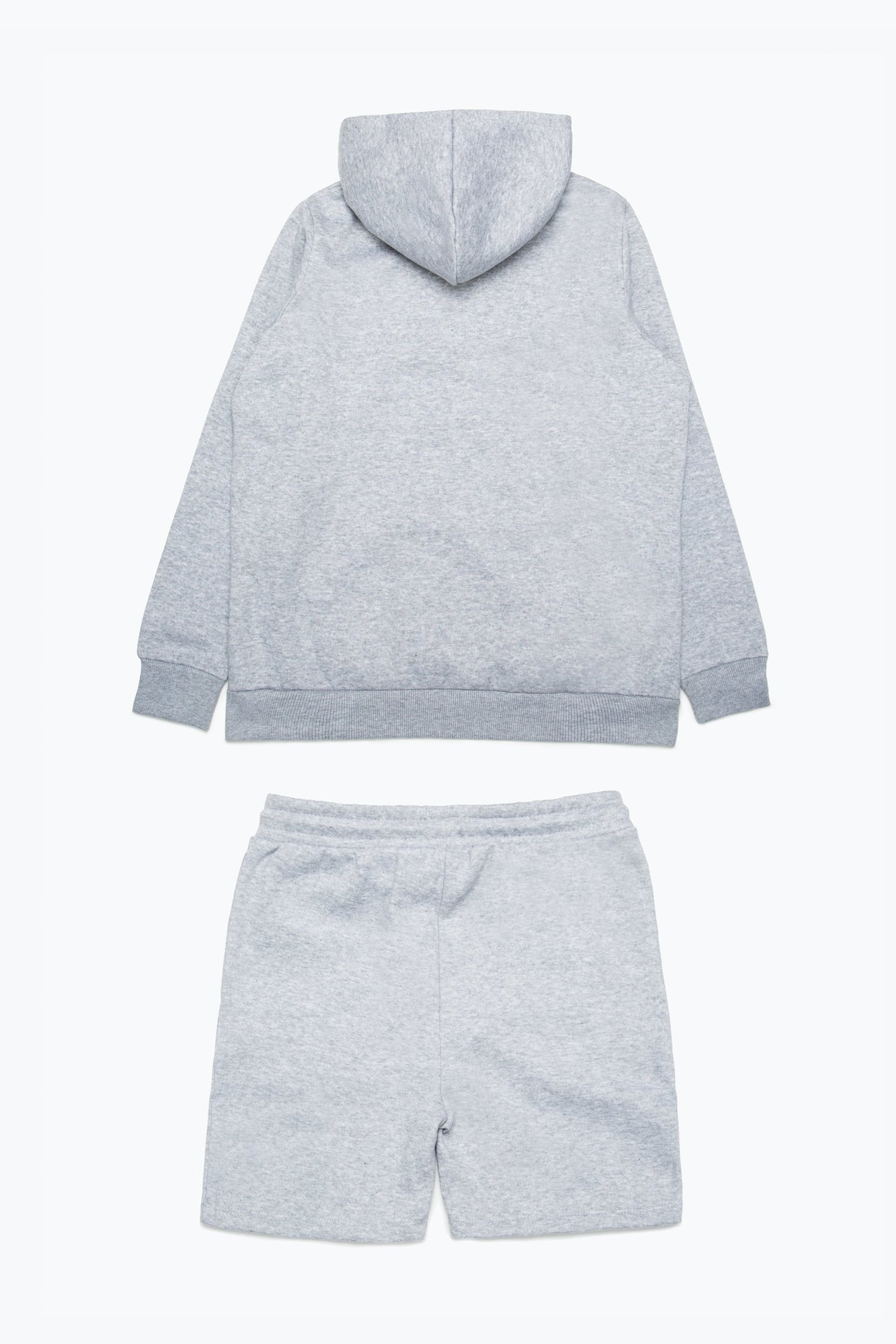 Hype Grey Kids Pullover Hoodie & Shorts Set