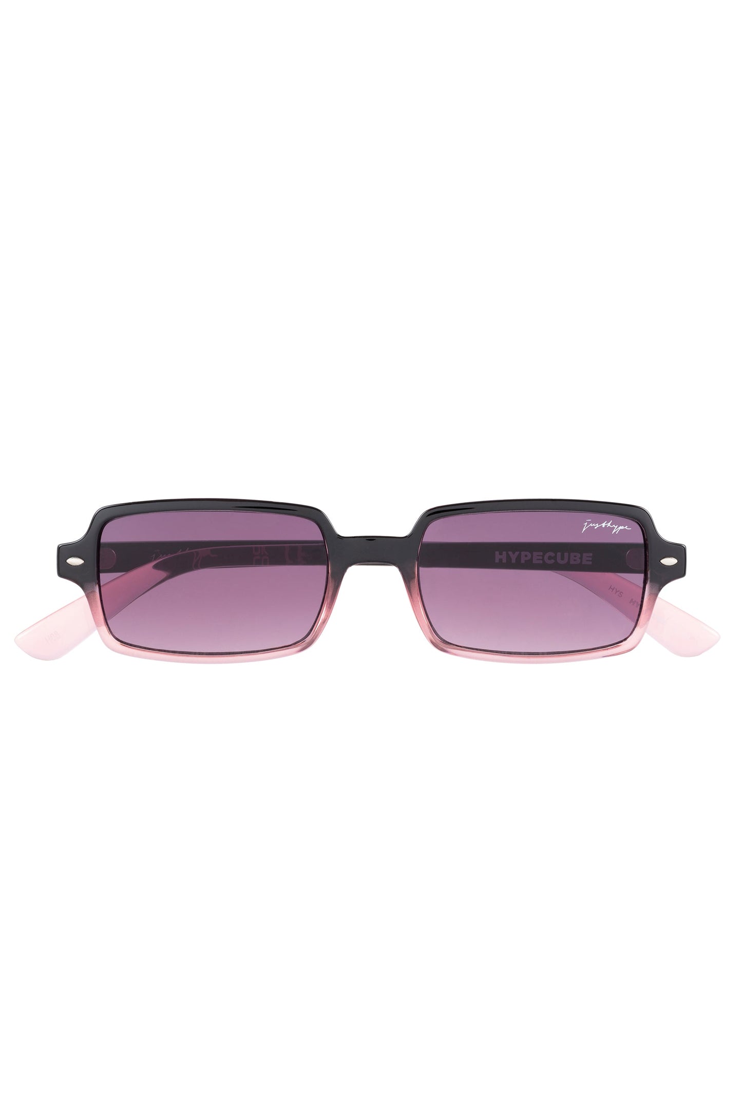 HYPE CUBE BLACK PINK SUNGLASSES