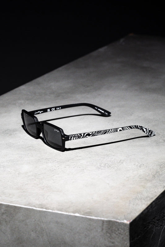 HYPE CUBE BLACK WAVE SUNGLASSES