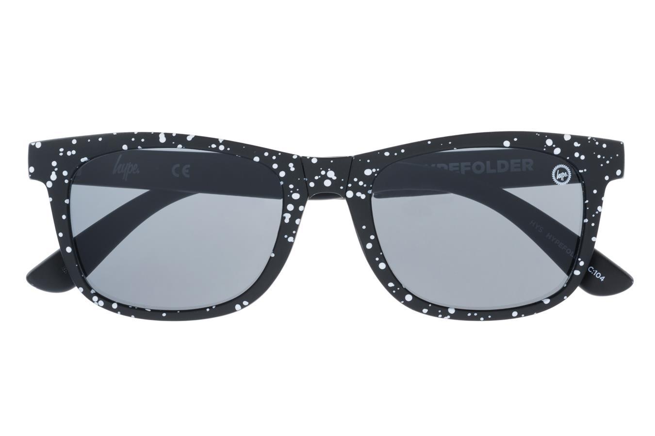 Hype Black Speckle Hypefolder Sunglasses