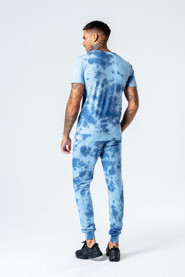 Hype Blue Tie Dye Men'S Oversized T-Shirt