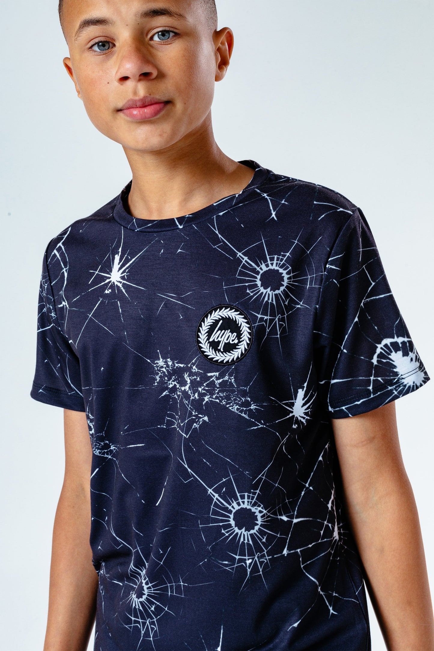 Hype Black Shatter Kids T-Shirt
