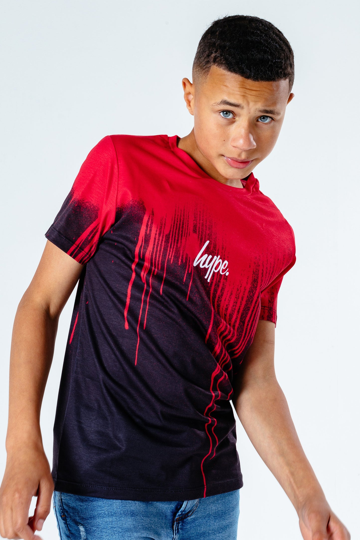 Hype Red Drip Kids T-Shirt