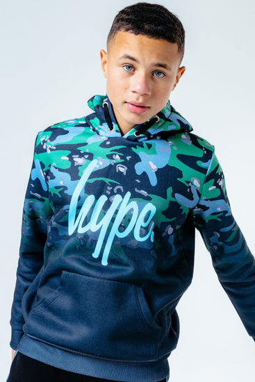 Hype Camouflage Fade Kids Pullover Hoodie