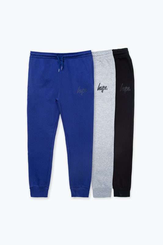 Hype Three Pack Multi Kids Joggers