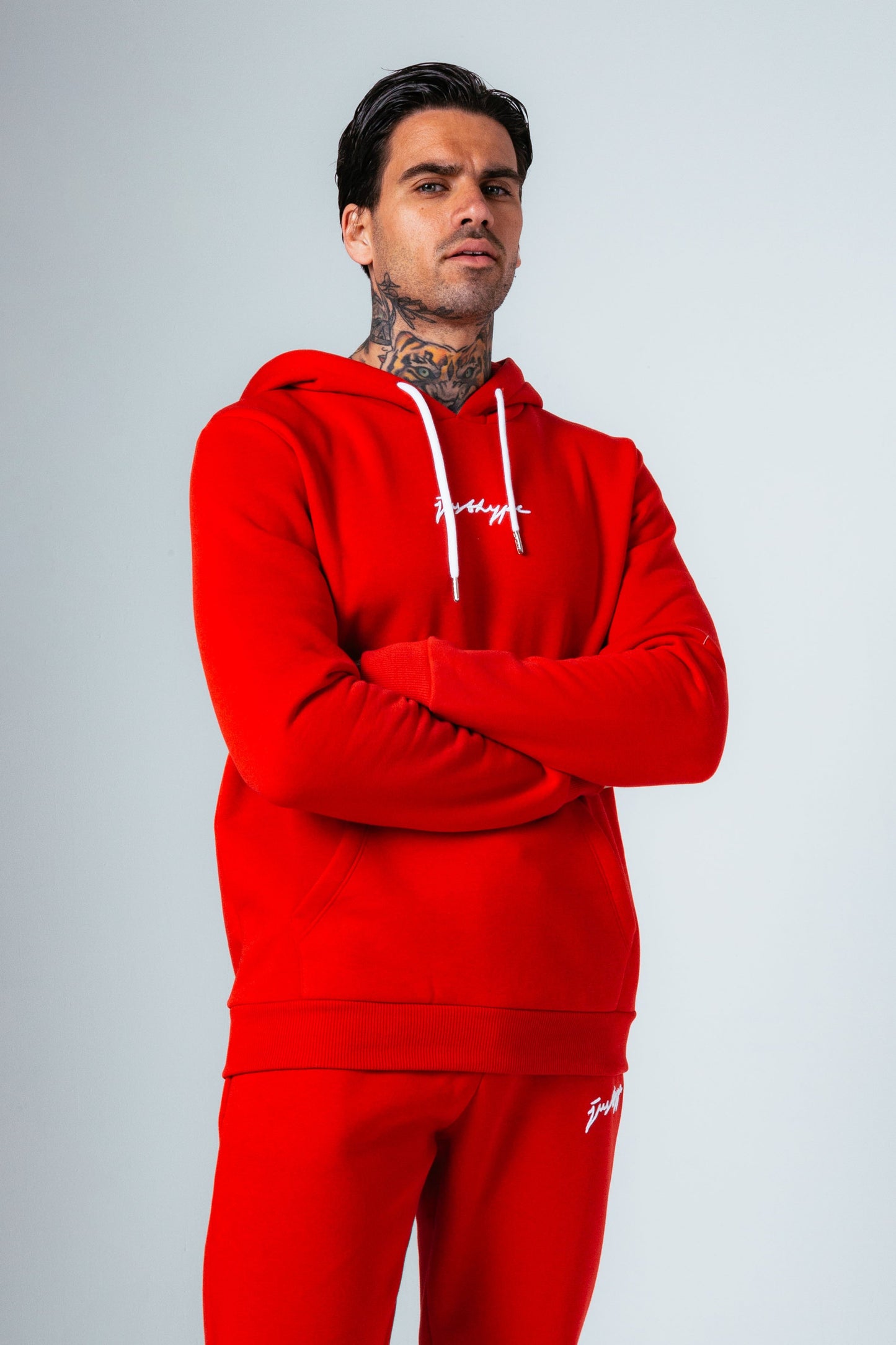HYPE RED SCRIBBLE MEN'S TRACKSUIT