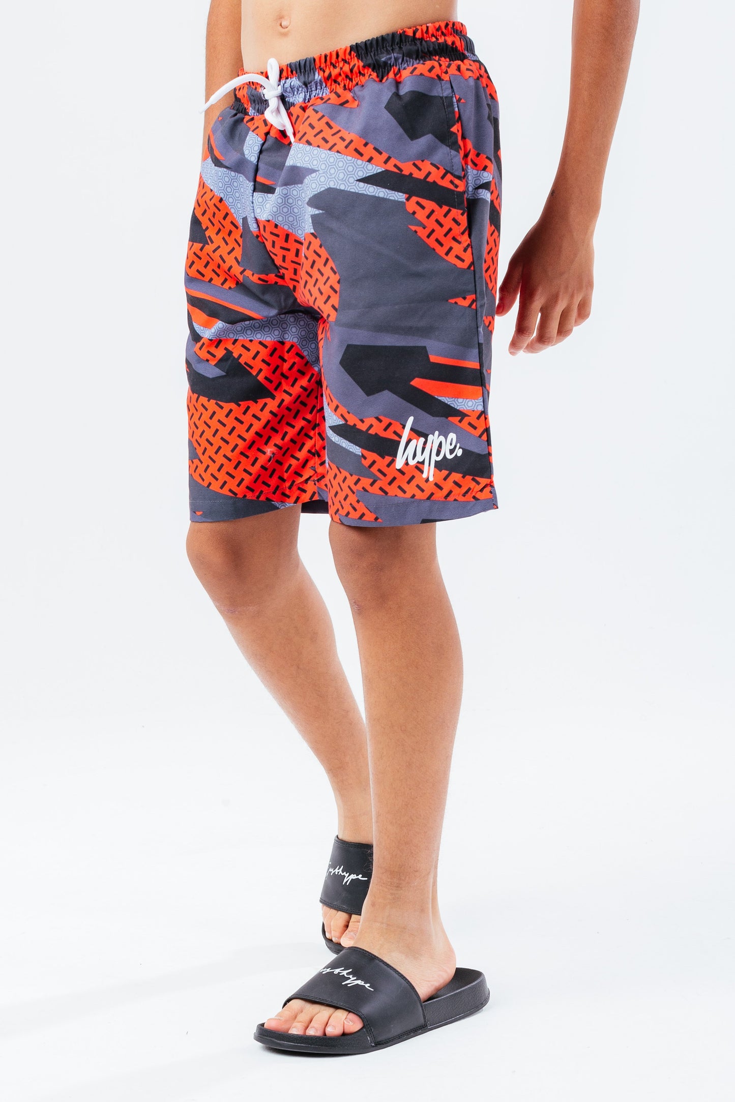 HYPE DIGITAL CAMO KIDS SWIM SHORTS