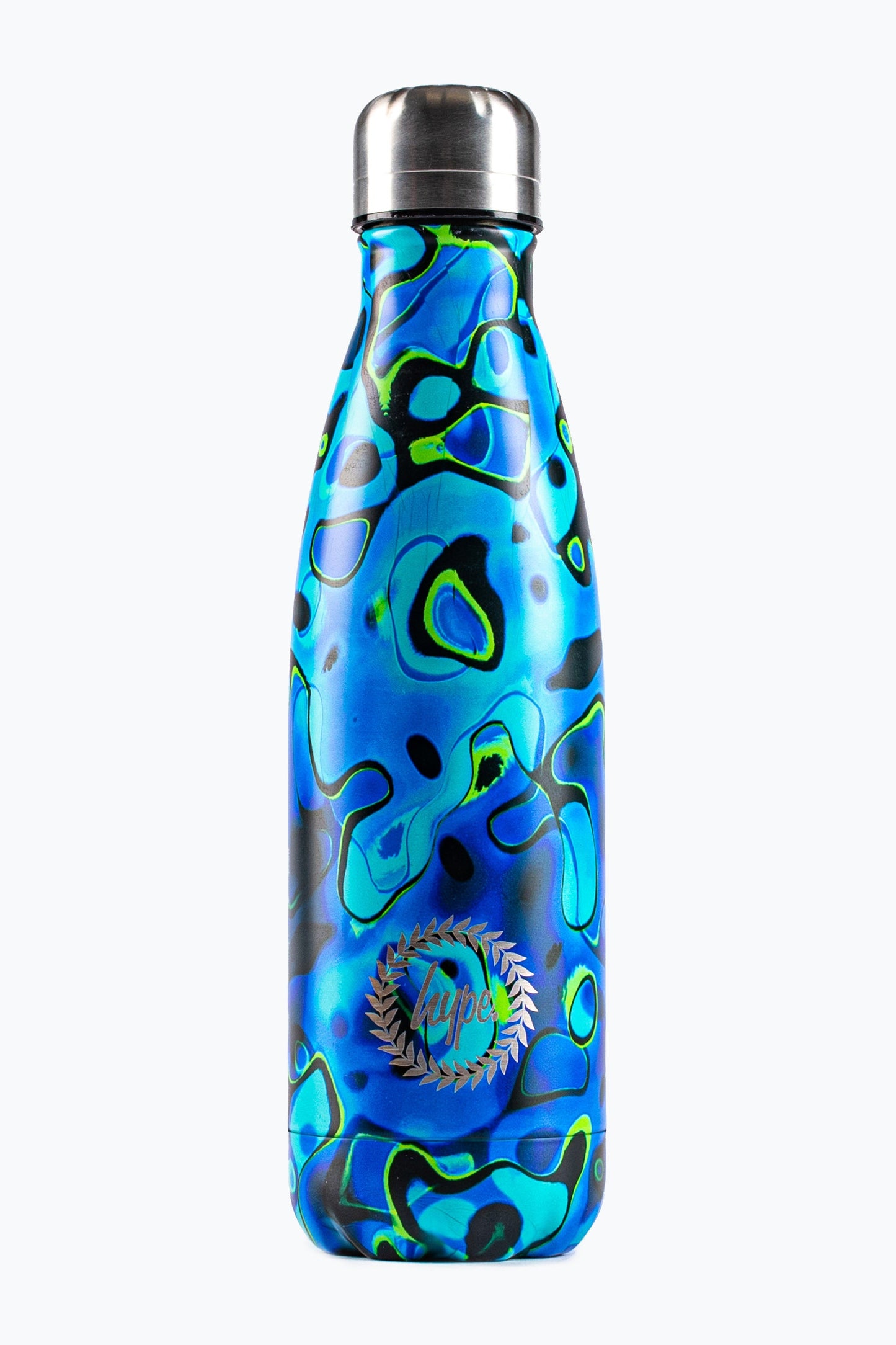 HYPE BLUE SWIRL FADE METAL REUSABLE BOTTLE - 500ML