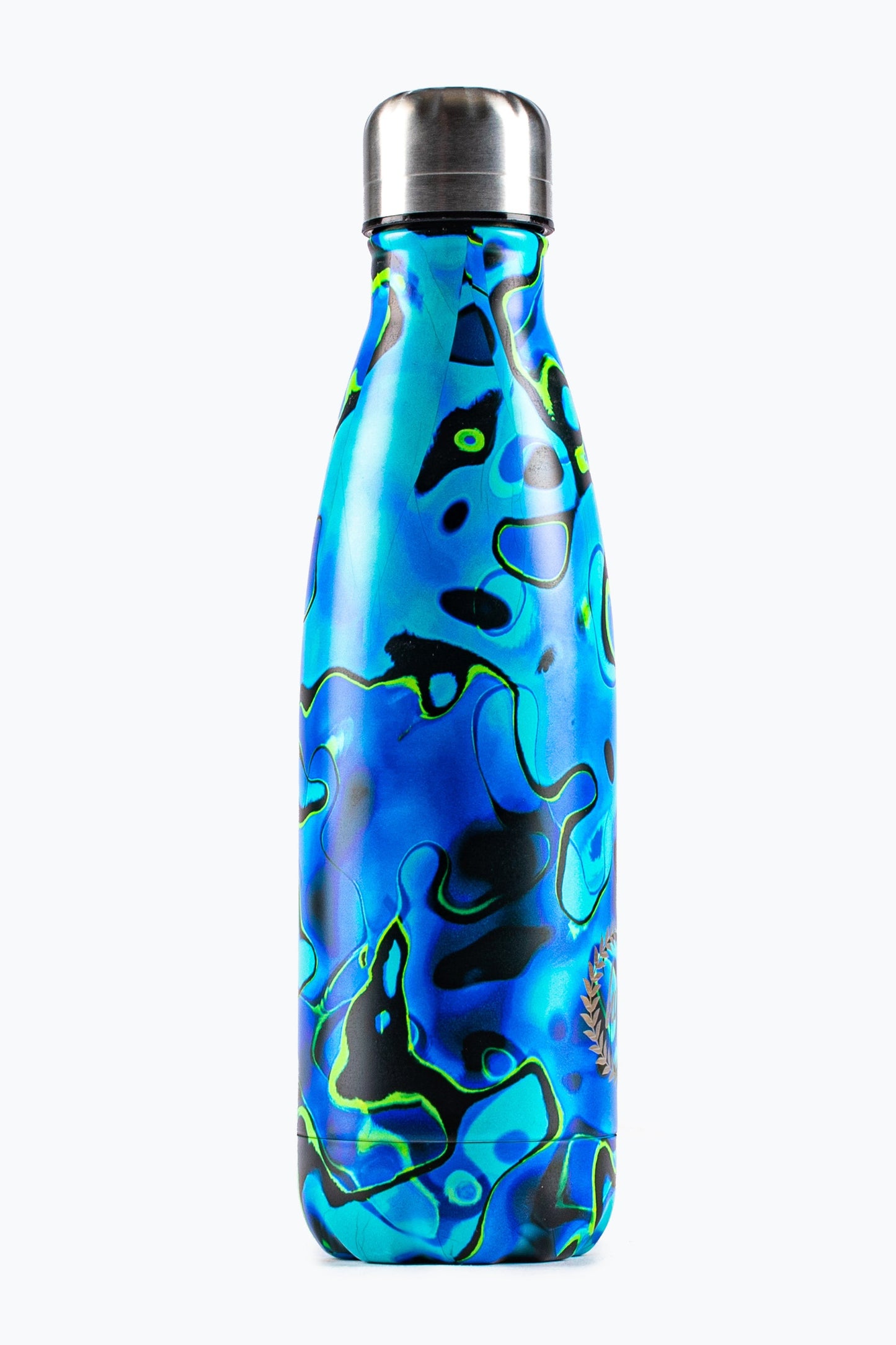 HYPE BLUE SWIRL FADE METAL REUSABLE BOTTLE - 500ML