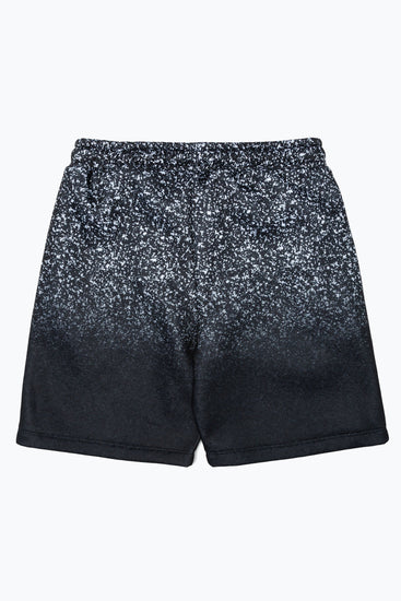 Hype Black White Speckle Kids Shorts