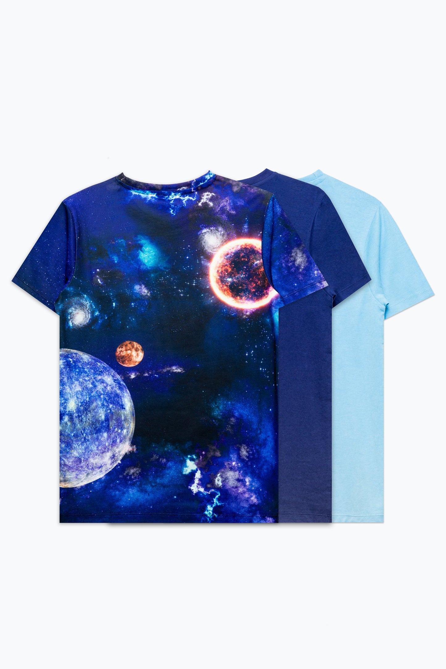 HYPE THREE PACK NAVY/BLUE/SPACE KIDS T-SHIRT