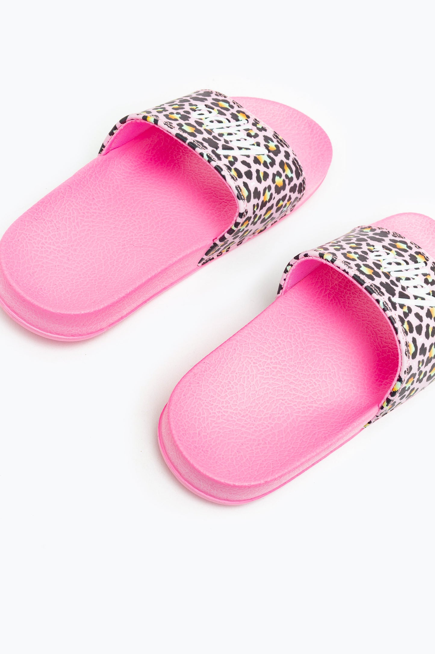 Hype Disco Leopard Kids Sliders