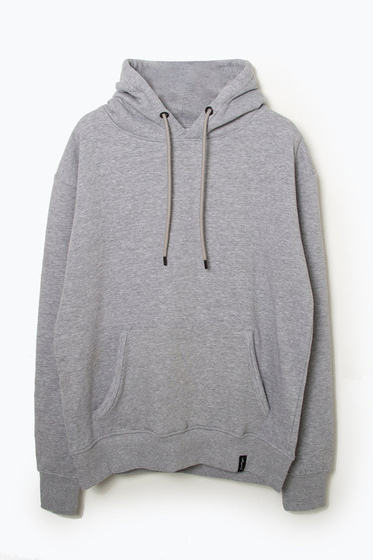 JUSTHYPE UNISEX GREY MARL HOODIE