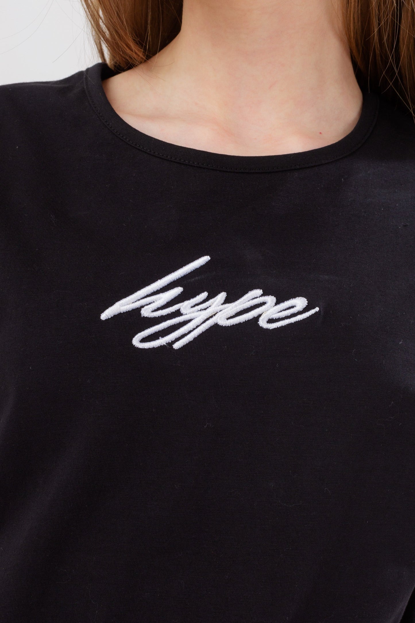 HYPE GIRLS BLACK SCRIPT BRANDING