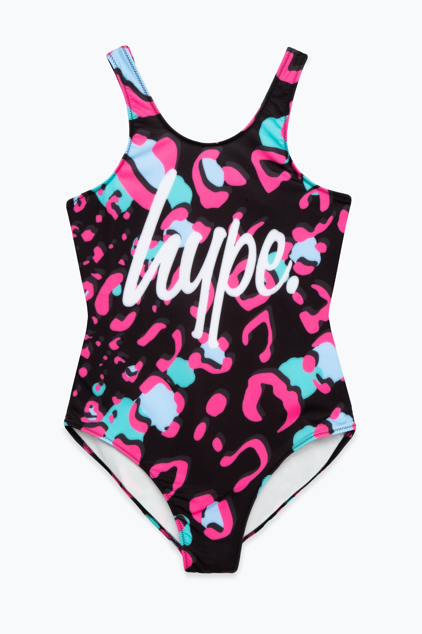 HYPE GIRLS PINK LEOPARD SWIMSUIT