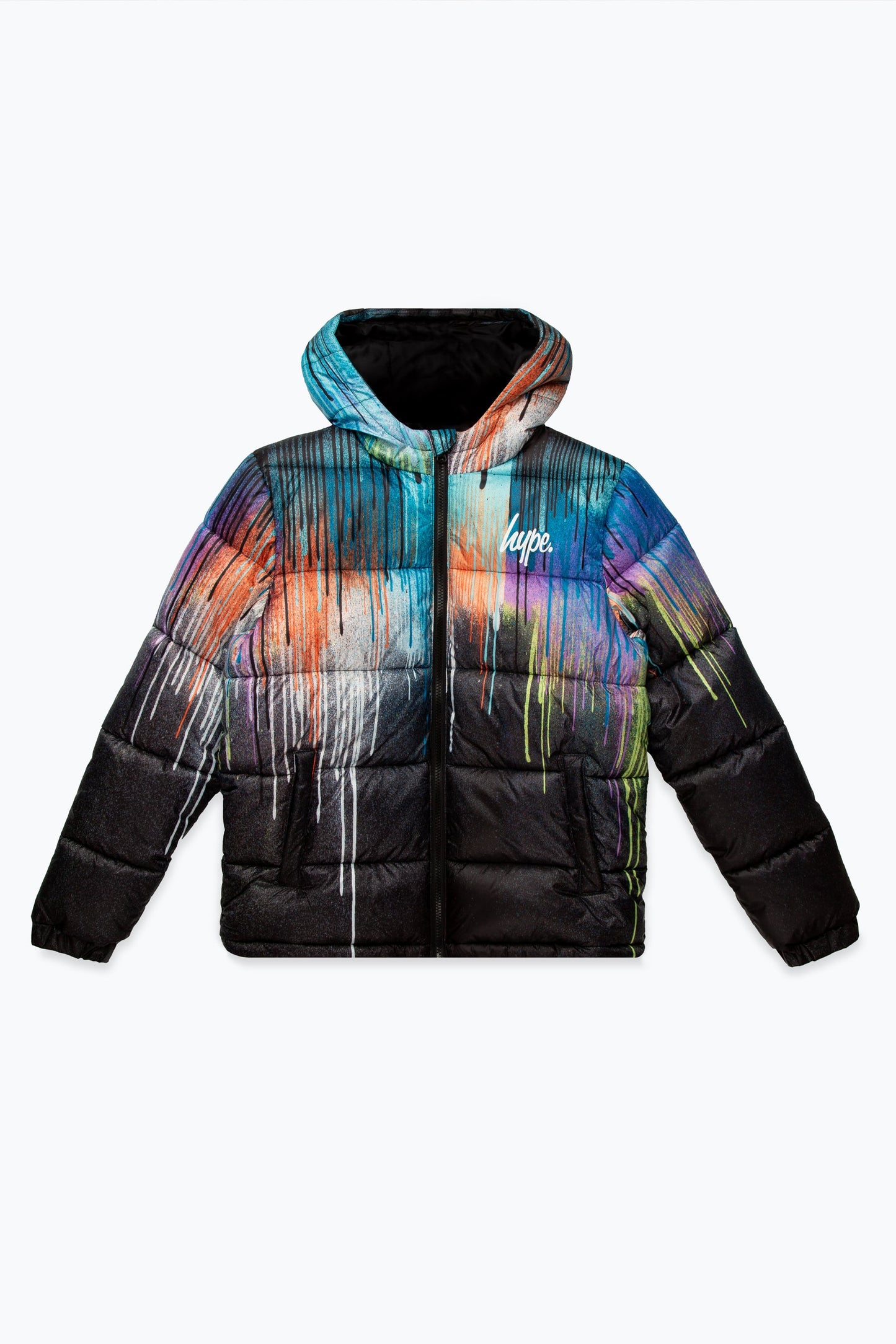 HYPE BOYS DRIP FADE PUFFER JACKET