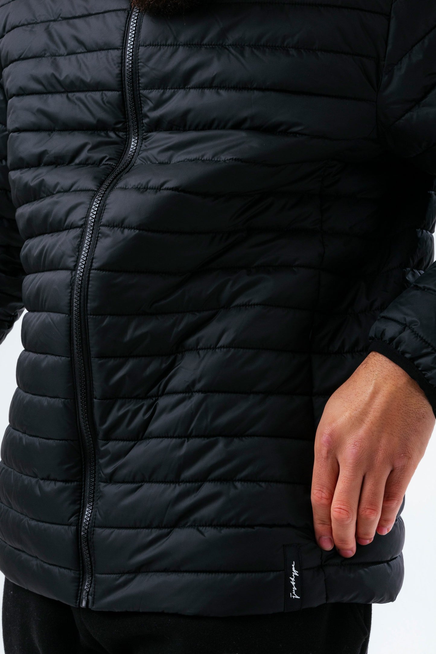 HYPE BLACK MEN'S PUFFER JACKET