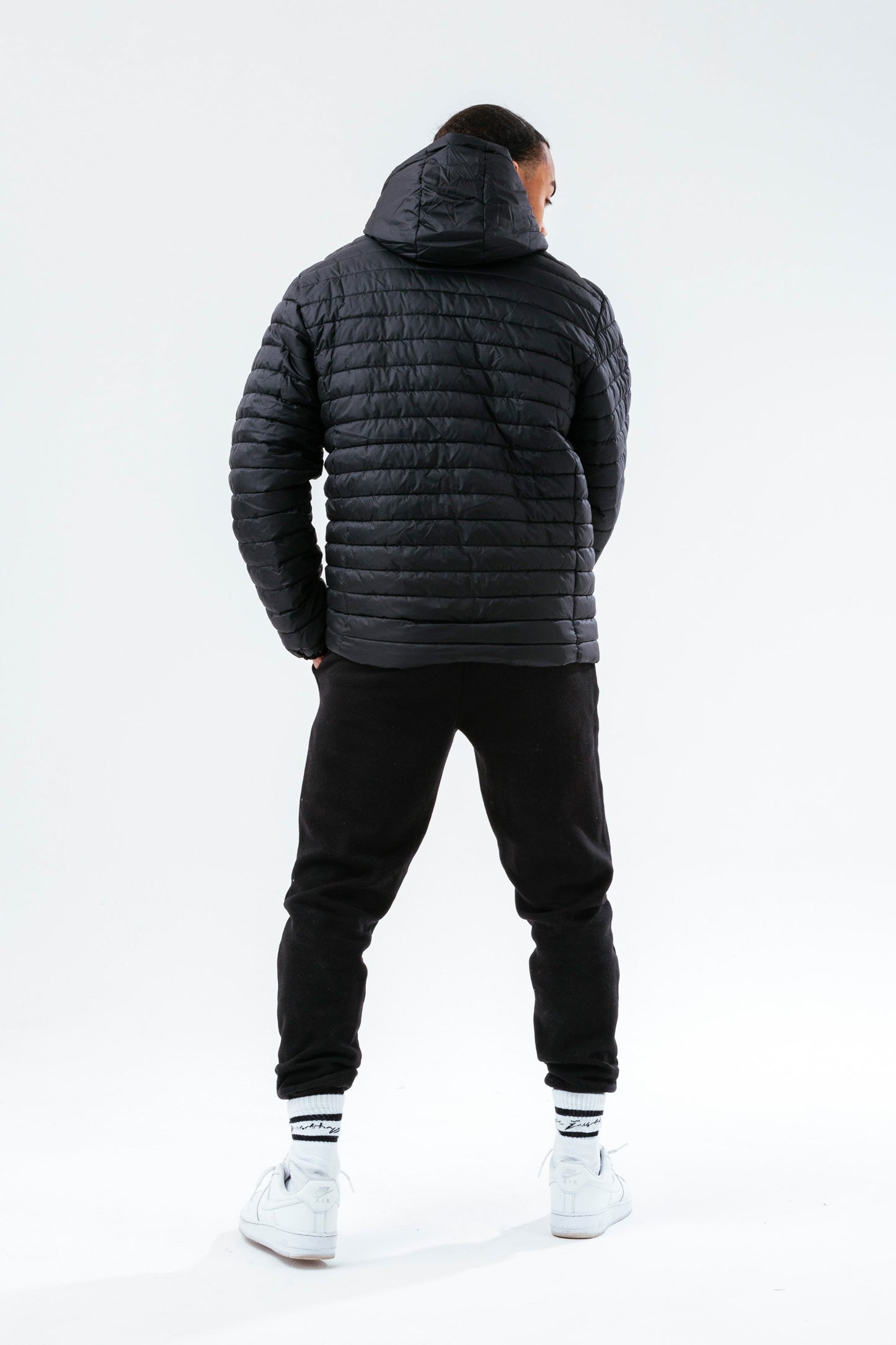 HYPE BLACK MEN'S PUFFER JACKET