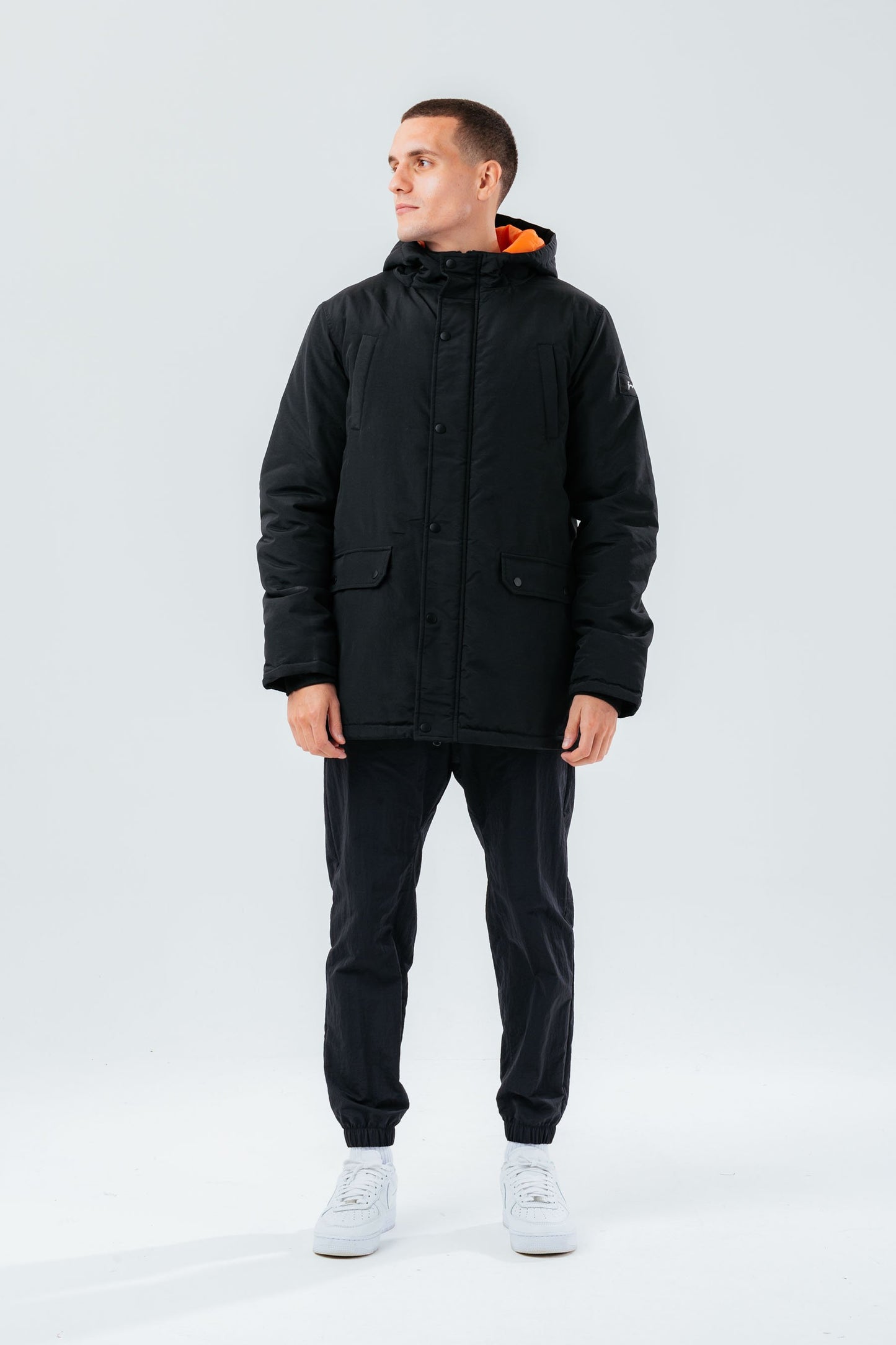 HYPE BLACK LUXE SHORT LINE MEN'S PARKA JACKET