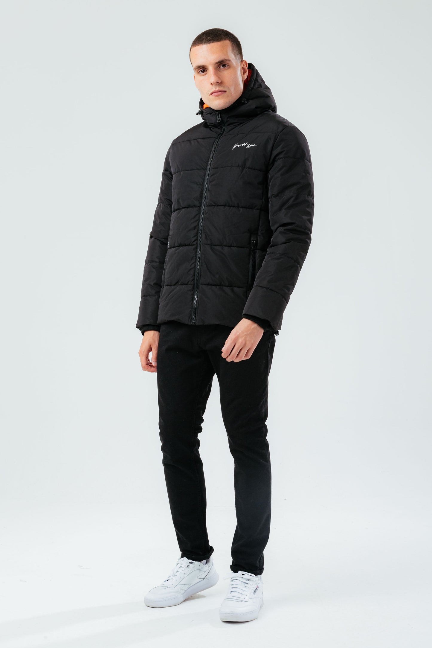 HYPE BLACK LUXE PADDED MEN'S JACKET