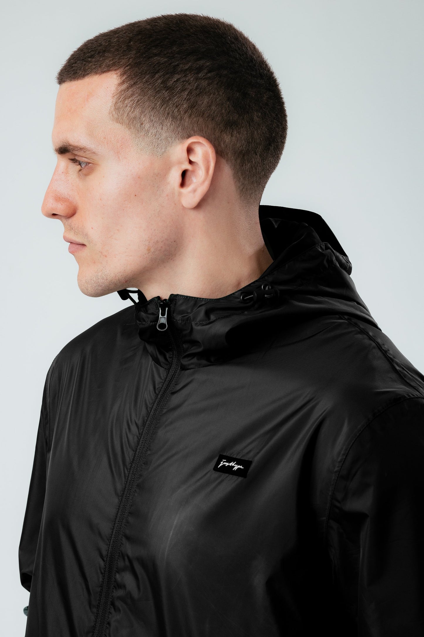 HYPE BLACK SHOWERPROOF STYLE MEN'S JACKET