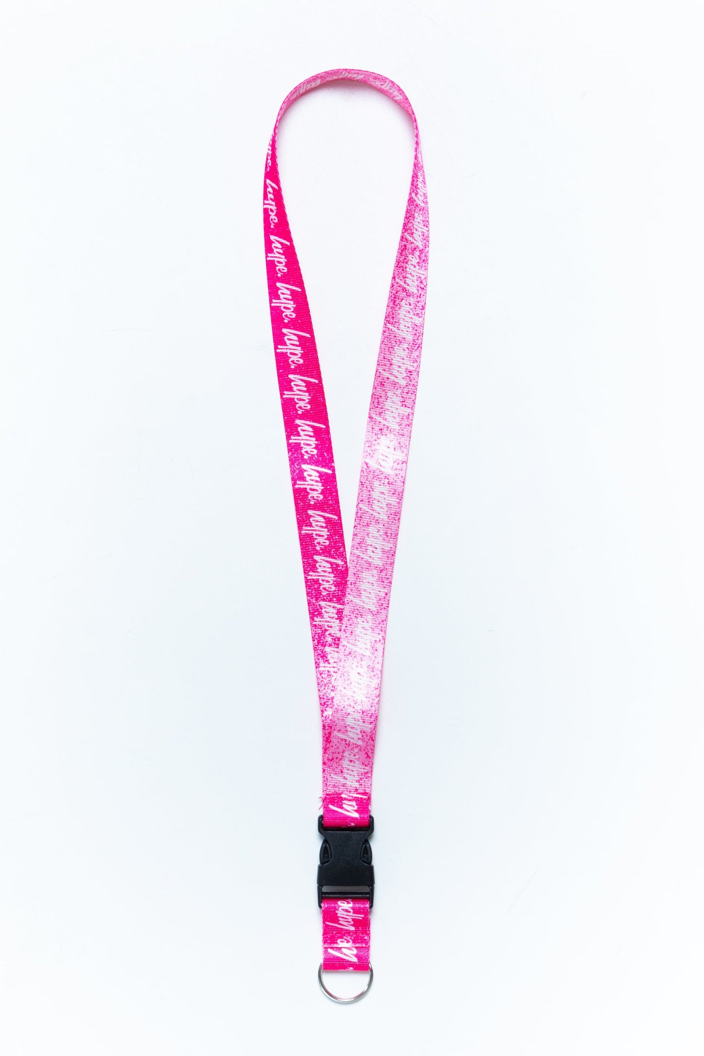 HYPE PINK SPECKLE FADE LANYARD