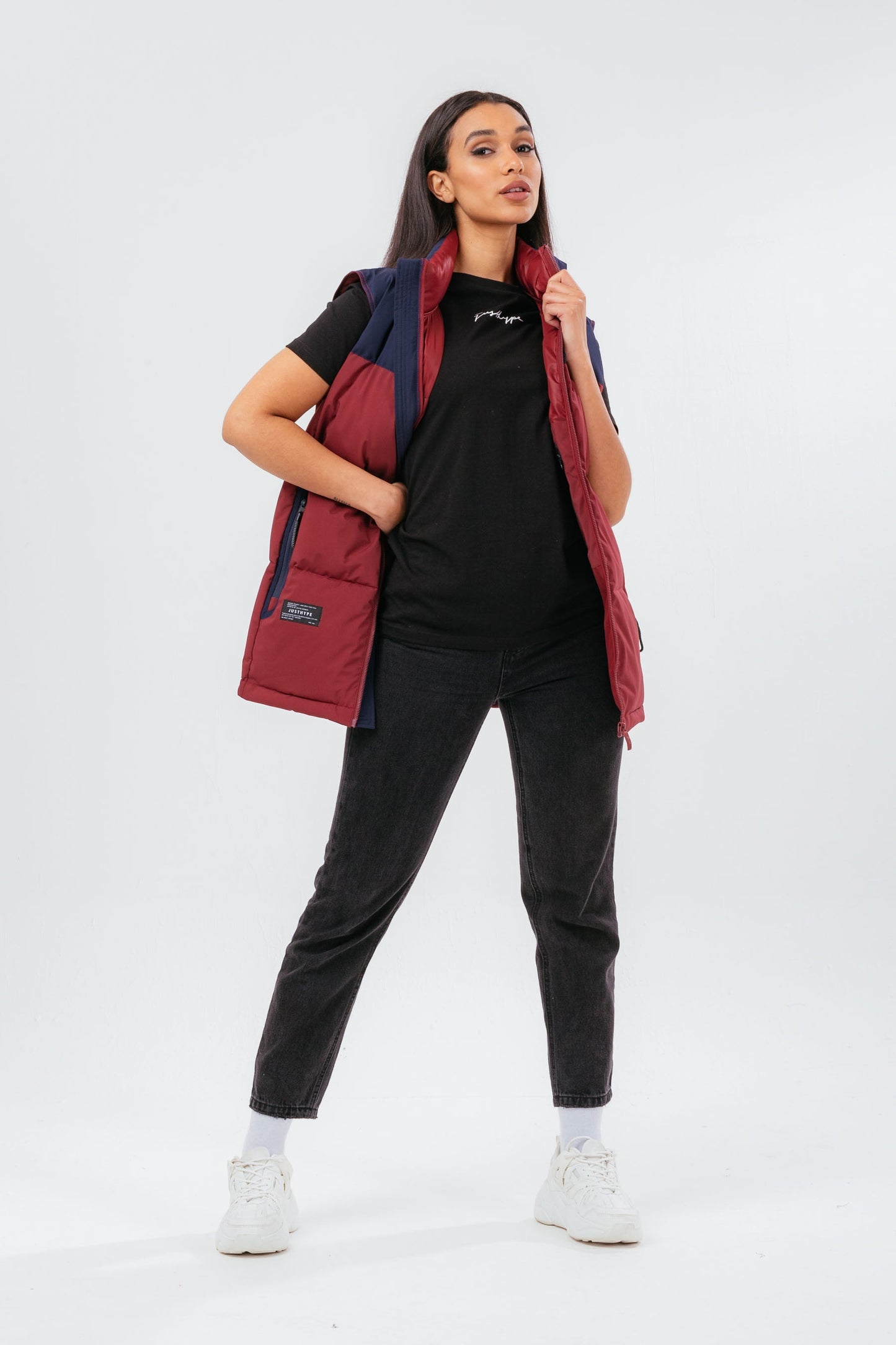 HYPE BURGUNDY ADULT GILET