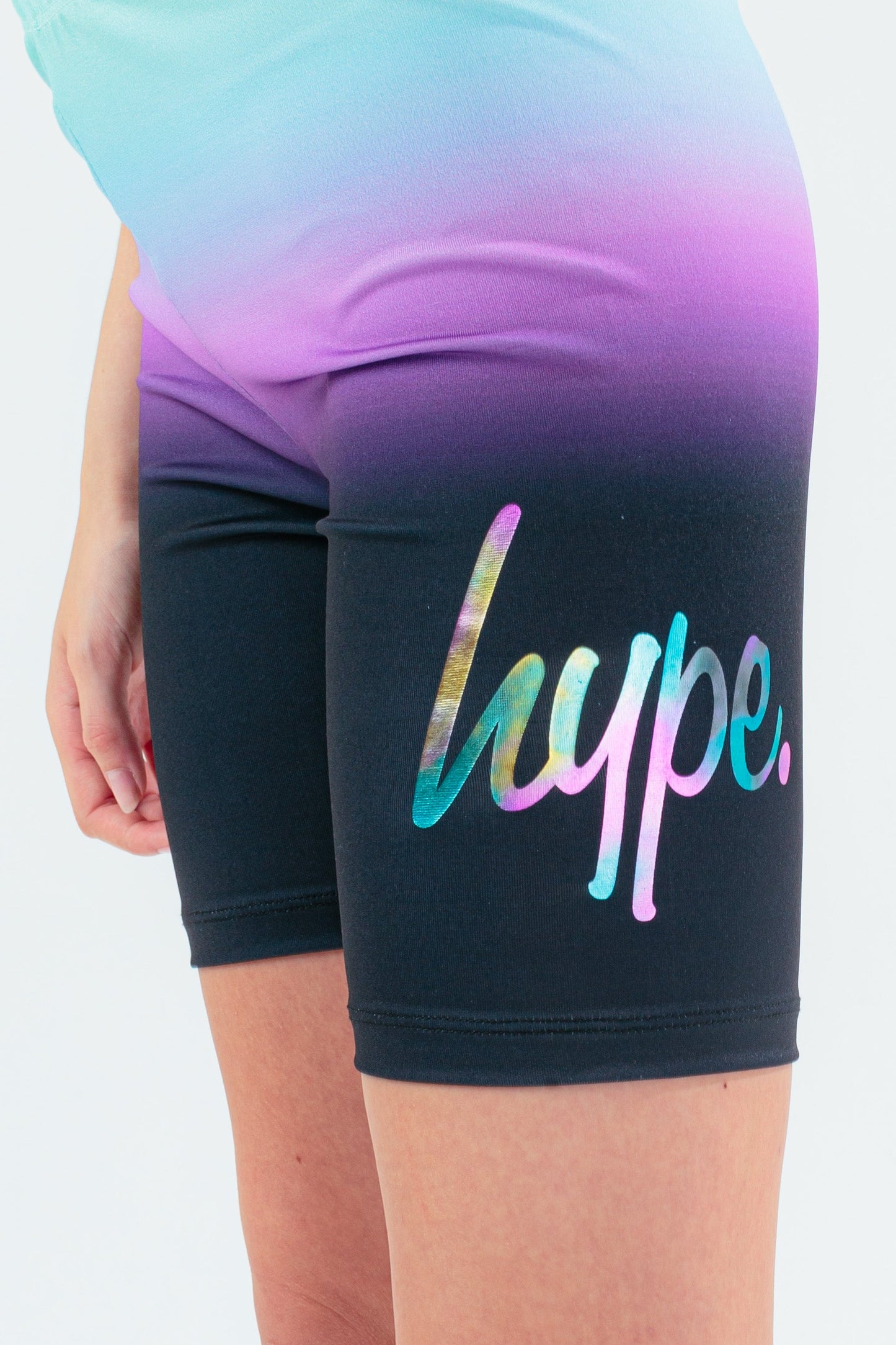 HYPE MIDNIGHT MINT GIRLS CYCLING SHORTS