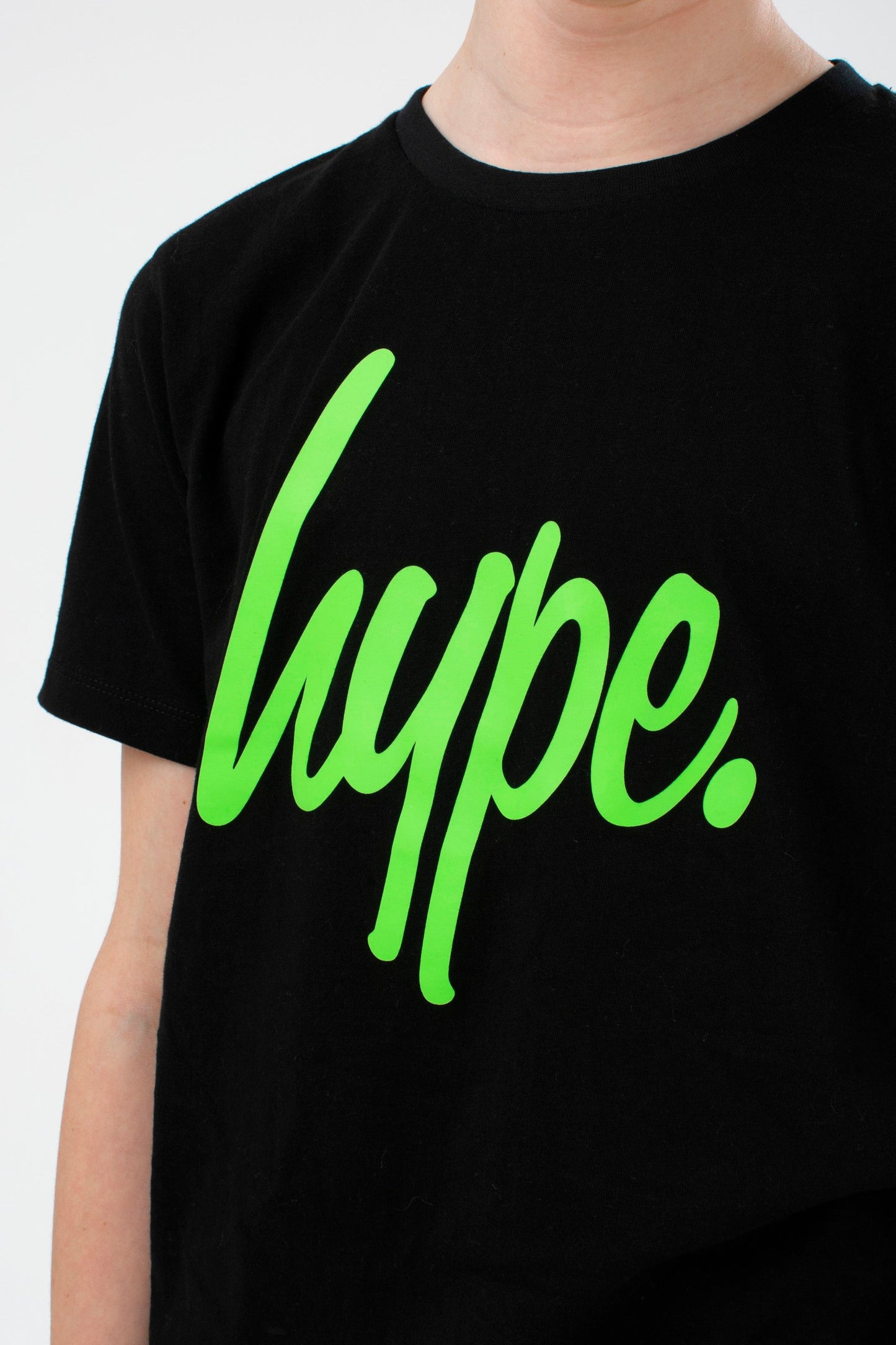 HYPE BOYS GREEN FLAME FADE SCRIPT T-SHIRT THREE PACK