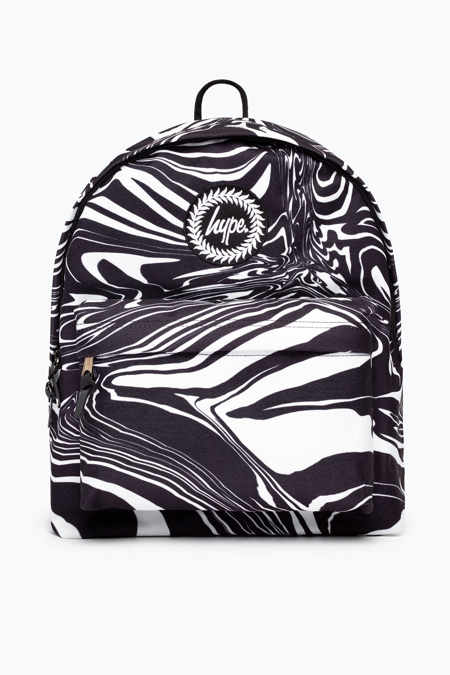 HYPE BLACK MONO SWIRL BACKPACK