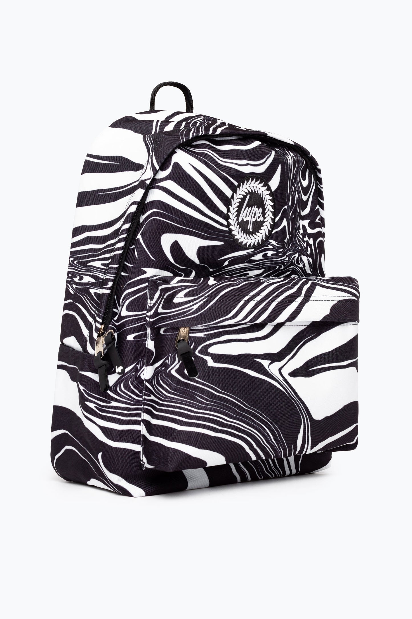 HYPE BLACK MONO SWIRL BACKPACK