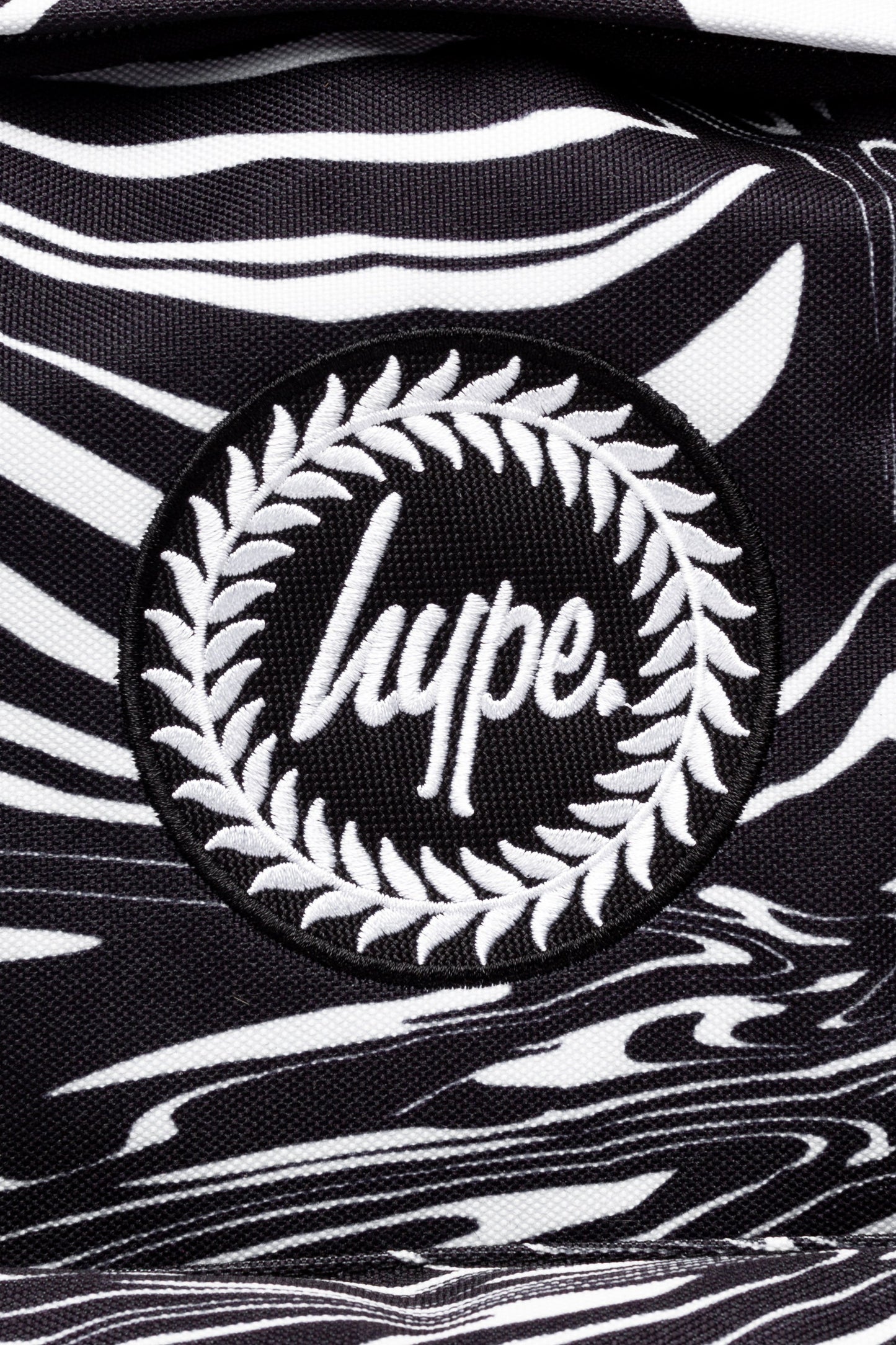 HYPE BLACK MONO SWIRL BACKPACK