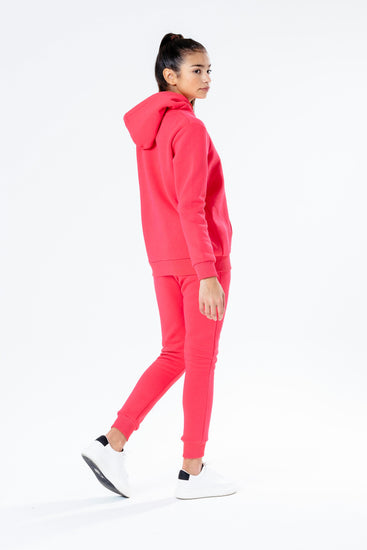 Hype Salmon With Red Script Kids Hoodie & Jogger Set